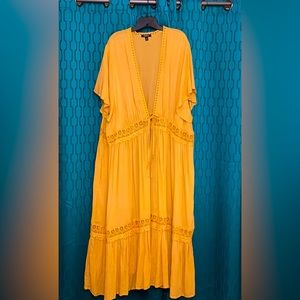 EUC Torid Mustard Yellow Maxie Third Piece